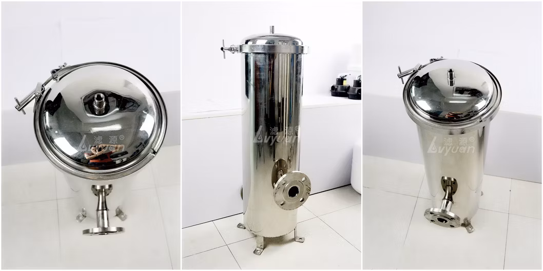 10&prime;&prime; 20&prime;&prime; Stainless Steel Material SS304 SS316 Cartridge Filter Water Filter Housing for Industrial Water Filtration
