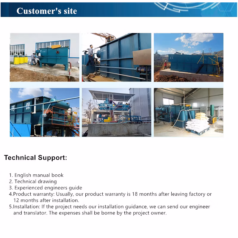 Brand Solid Liquid Separation Sewage Purification Equipment, Air Flotation
