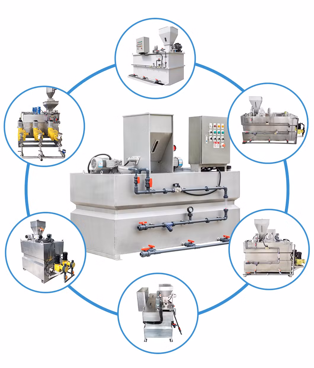 Waste Water Treatment Solid Liquid Separator Automatic Dosing Device Machine