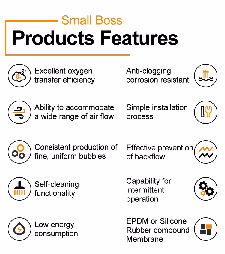 EPDM Quality Aeration Hose Membrane Tube Diffuser