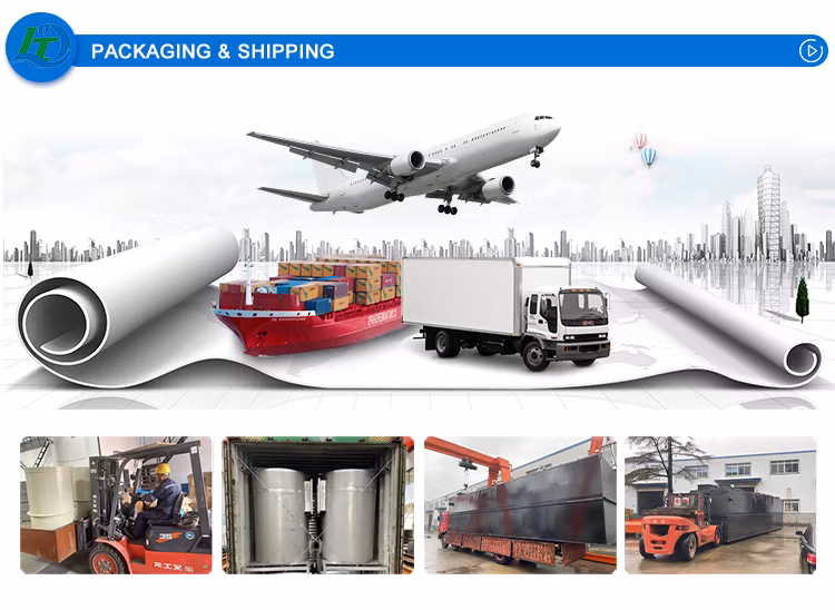 Containerized Mbr Mbbr Sewage Treatment Plant for Industrial Wastewater