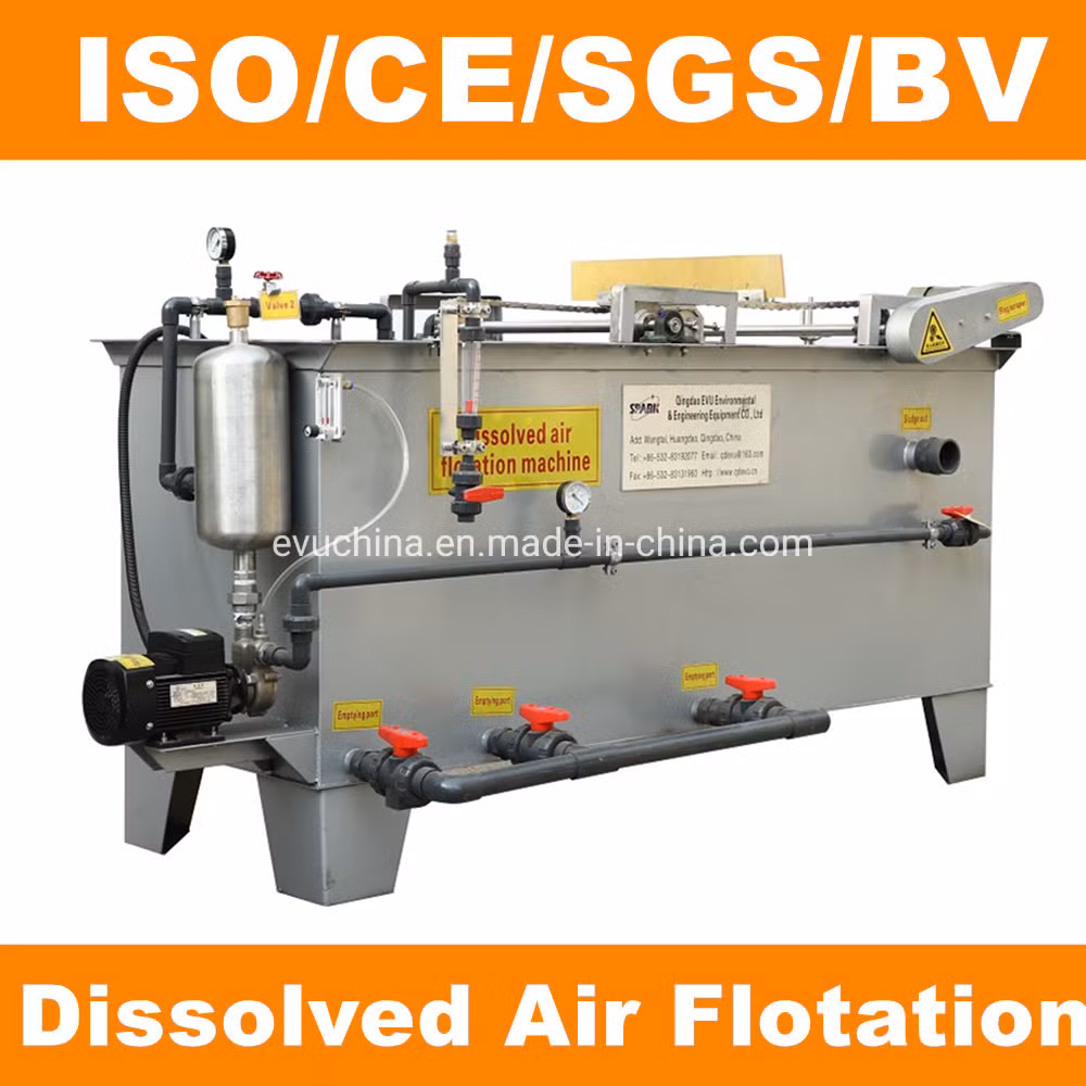 Domestic Sewage Treatment Plant Air Purification System Daf Dissolved Air Flotation Solid Liquid Separation Water Treatment Plant