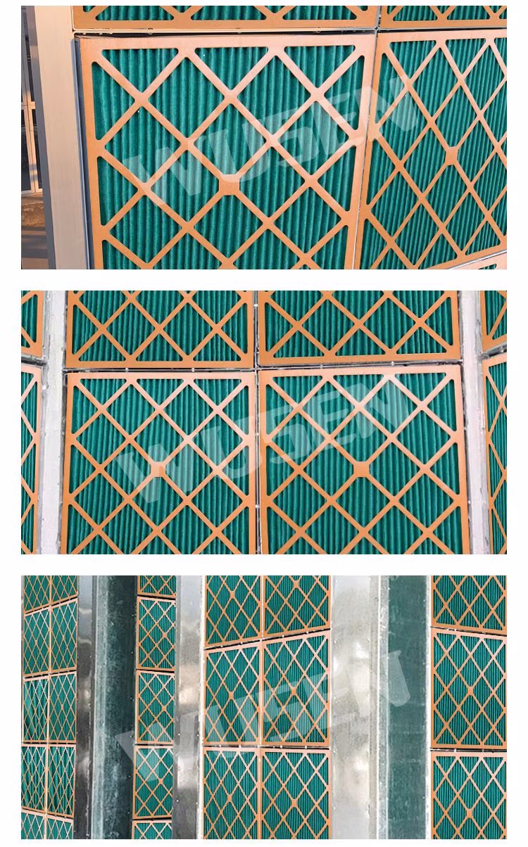 Air Filtration for Aquaculture Farms Pleated Synthetic Fiber Farm Air Filter