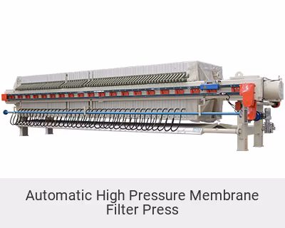 Membran Filter Press with PP Coated Beam and Stainless Steel Drip Tray and Water Channel Chamber Filter Press Plate and Frame Filter Press