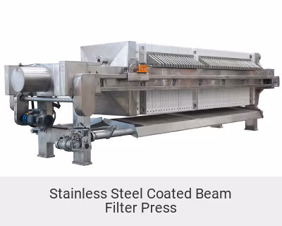 Membran Filter Press with PP Coated Beam and Stainless Steel Drip Tray and Water Channel Chamber Filter Press Plate and Frame Filter Press