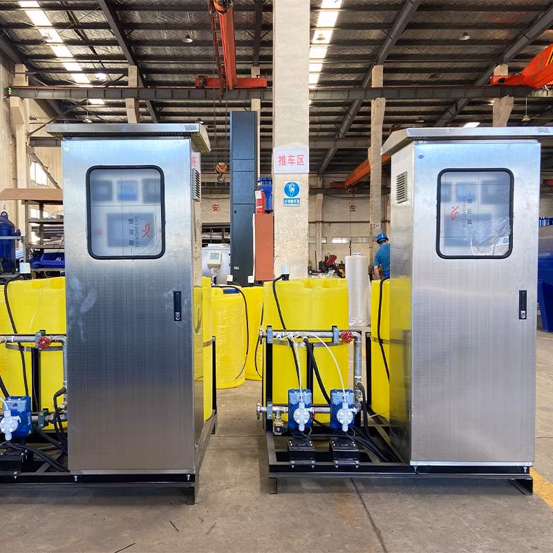 Chemical Powder Dosing Machine Automatic pH Monitoring Chlorine Dosing System