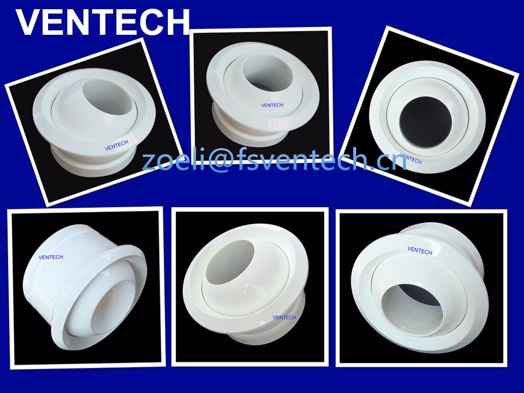 Adjustable Eyeball Jet Nozzle HVAC Supply Air Jet Nozzle Diffuser
