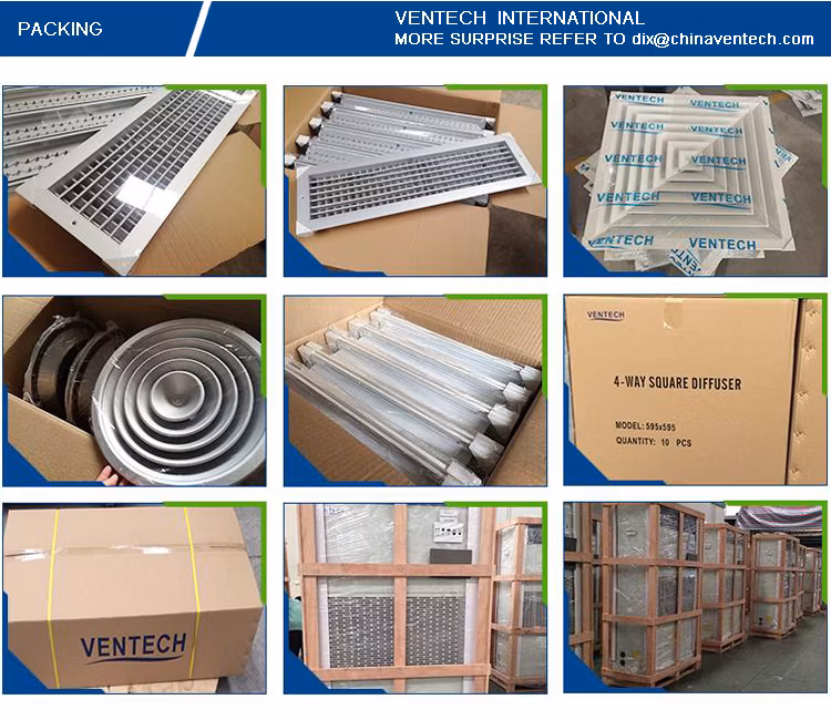 HVAC Air Vent Ceiling Replacement Aluminum Square Exhaust Air Ceiling Diffuser