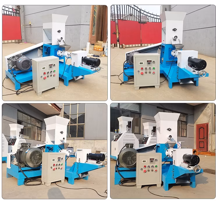 Multi-Functional Animal Feed Processing Machinery Plant Pet Dog Cat Pet Granules Pellet Double Screw Aquaculture Feed Extruder Machine