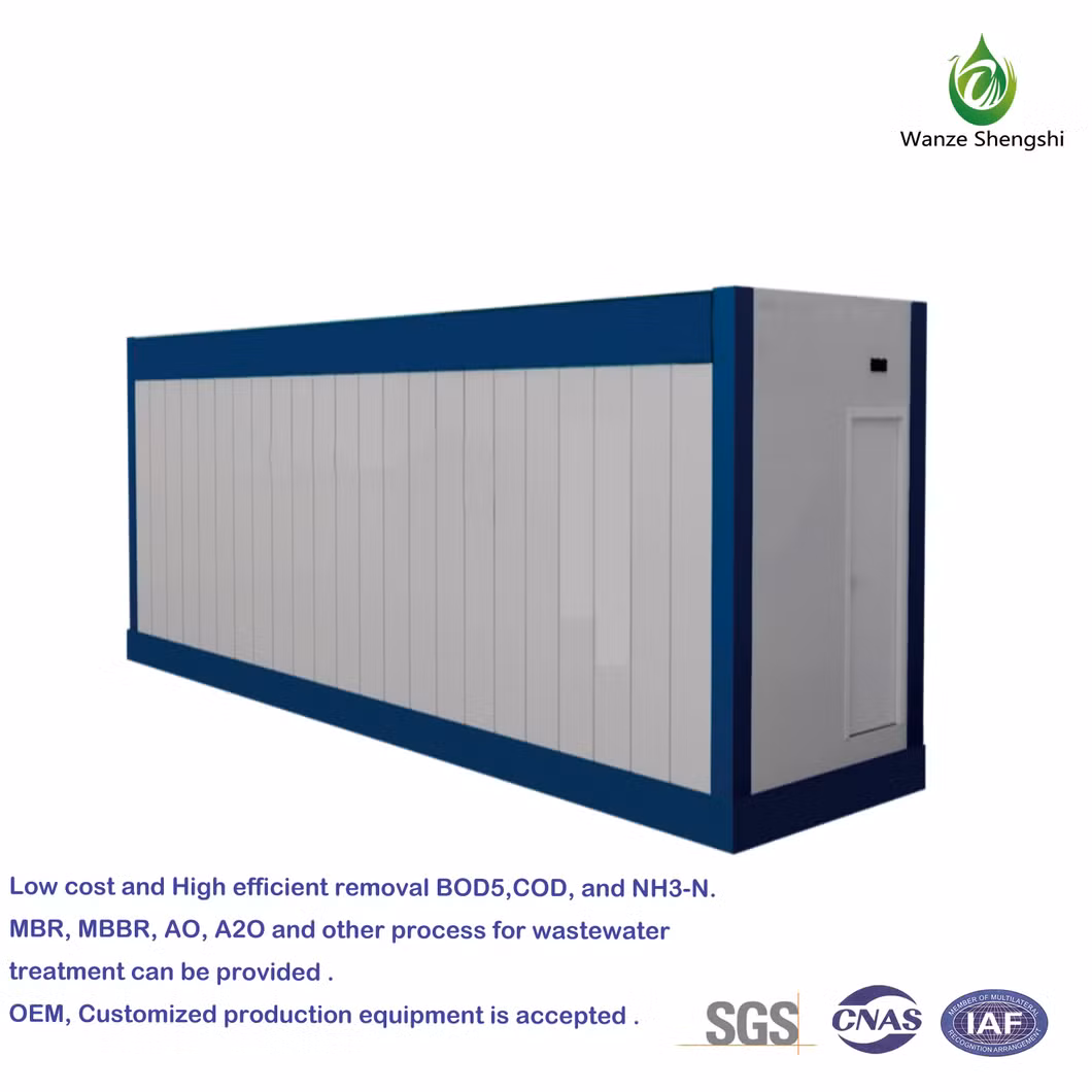 Industrial Domestic Wastewater Treatment Plant Integrated Mbbr