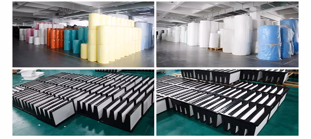 Manufacturers Directly Sell to The Aquaculture Industry, Steel Mills, Box Type Air Filters, ABS Frame Medium Efficiency Filters