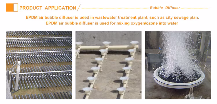 EPDM Membrane Disc Bubble Diffuser for Water Treatment High Quality Bubble Diffuser
