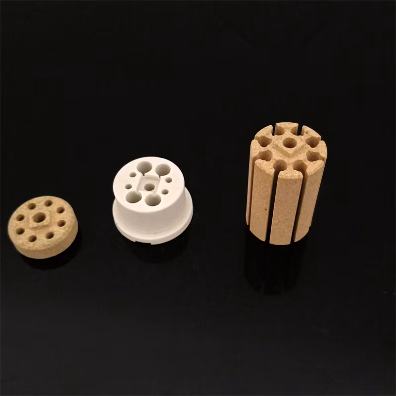 Porous Hot Air Gun Heater Cordierite Ceramic Core Ceramic Honeycomb Tube