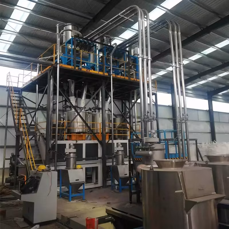 PVC Automatic Mixing Weighing Conveying System Chemical Dosing Mixer Machine
