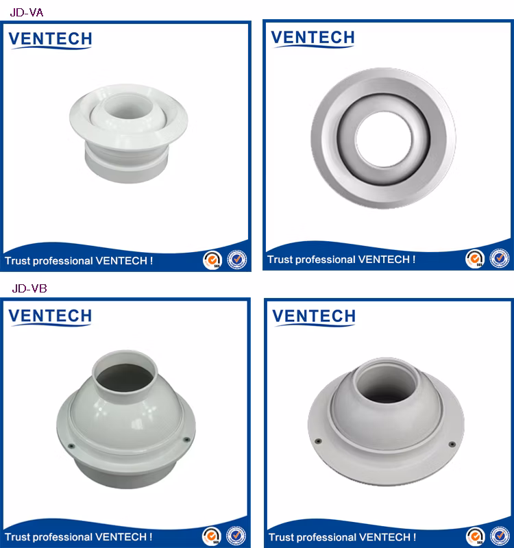 Air Conditioning Aluminum High Ceiling Jet Spout Supply Air Diffuser