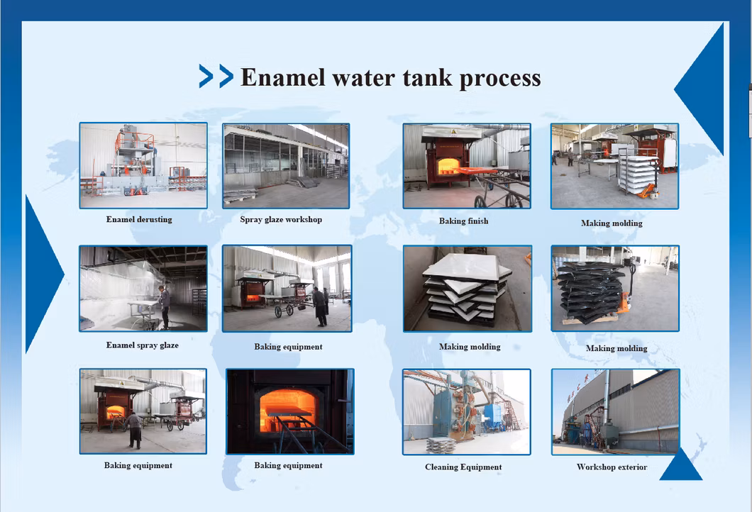 Factory Price GRP FRP Fiberglass Sectional Water Storage Tank 10000 Liter SMC Molded Water Tank for Irrigation