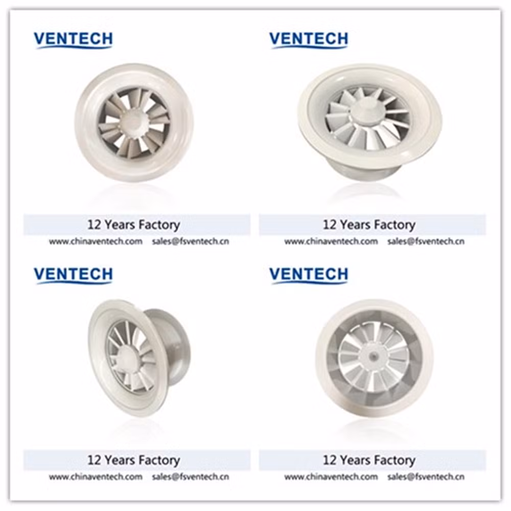 Ventech Swirl Supplyl Air Diffuser for HVAC System
