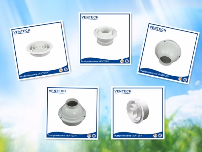 Aluminium Ventilation Supply Jet Nozzle Air Output Eyeball Diffuser