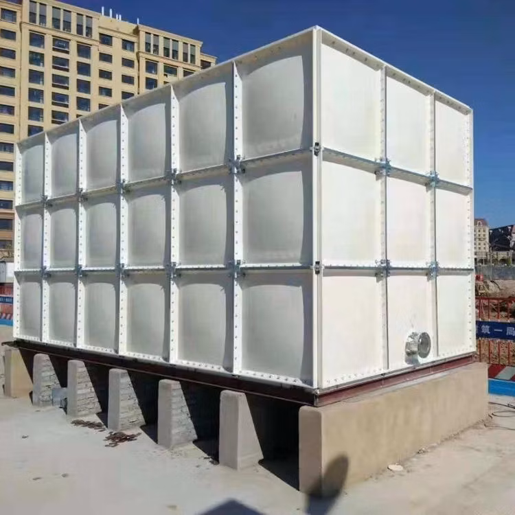 Has Finished Installation 1000m3 Philippines GRP Water Tank Large Water Tank