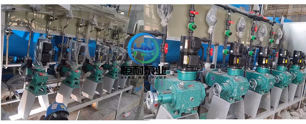 High Precision Free Flow Adjustment Chemical Acid Water Treatment Hydraulic Metering Dosing Pump