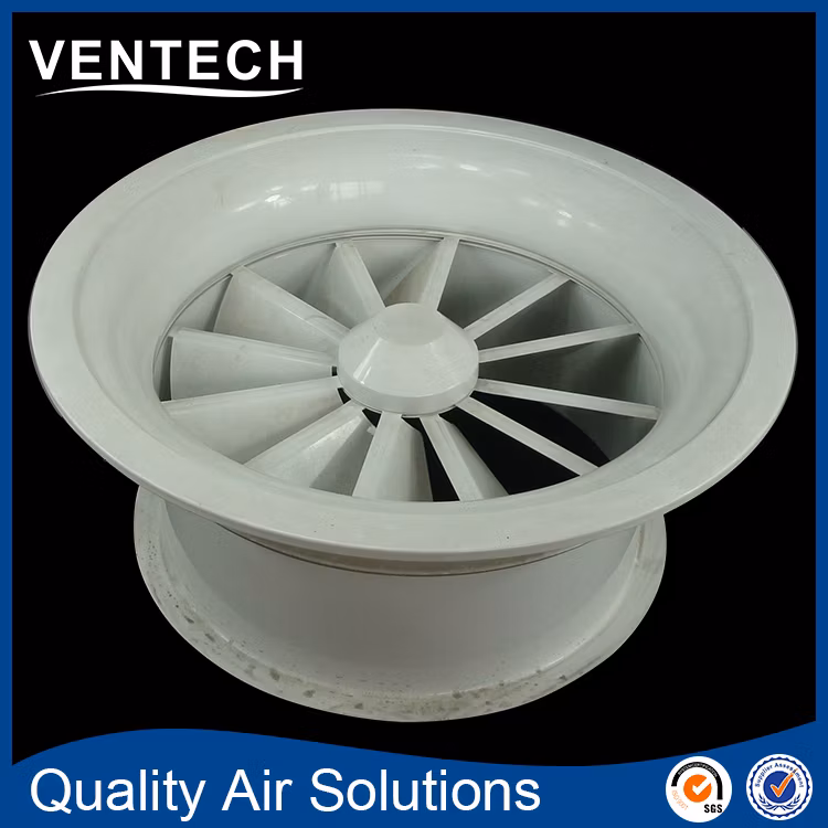 Ventilation Supply Air Diffuser HVAC Wall Vent Grille Round Swirl Diffuser