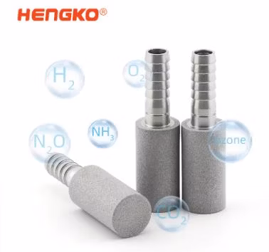 Sintered 316L Stainless Steel Sparger Sintered Metal Filter Diffuser for Ozone Sterilization