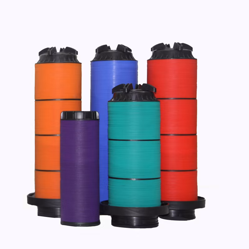 2020 PP Material Strong T Type 2.5&quot; 130 Micron Disc Filter for Industrial Water