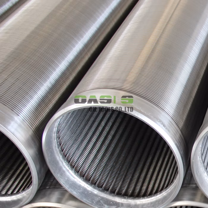 Stainless Steel 316L Johnson V Wire Wrapped Screens for Wastewater Treatment