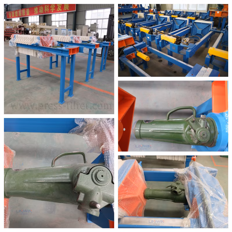 Mini Manual Jack Plate Frame Filter Press for Small Filter Area