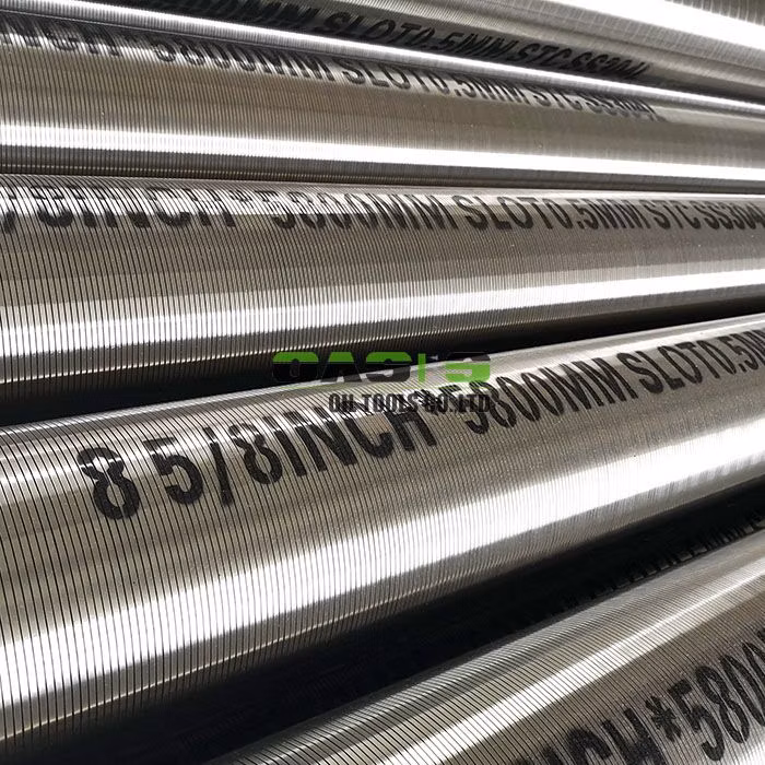 Stainless Steel 316L Johnson V Wire Wrapped Screens for Wastewater Treatment