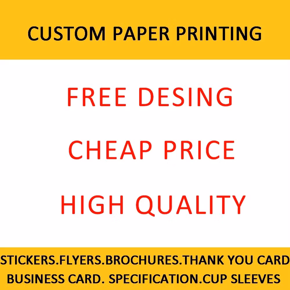 New Design Printing Custom Name Embossed Bio Paper Business Card