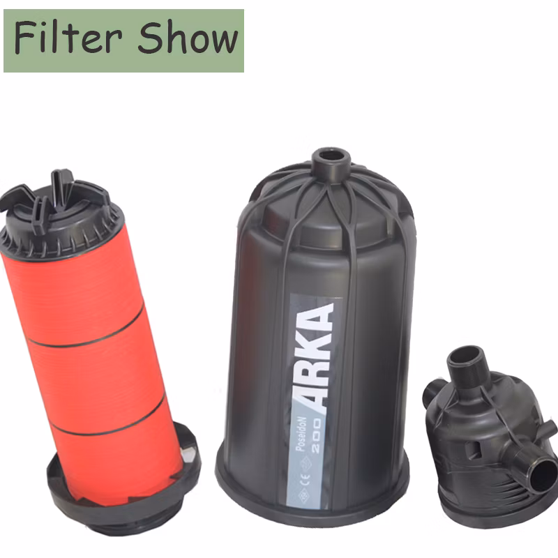2020 PP Material Strong T Type 2.5&quot; 130 Micron Disc Filter for Industrial Water
