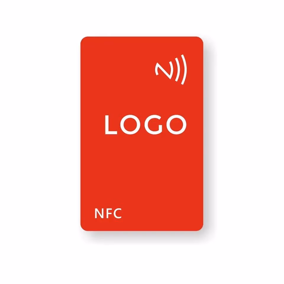 Full Black PVC Review Plate NFC 216 Custom Contactless NFC Card