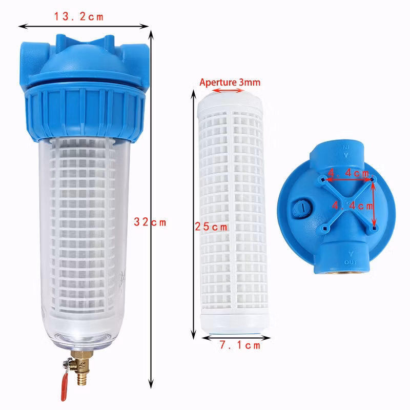 Chicken Drinking Water Filter, Chicken Backwash Filter, Water Tower Explosion-Proof Aquaculture Farm Water Line Filter