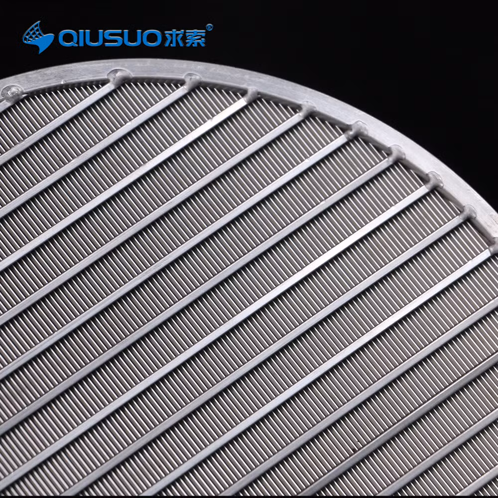 Welded Robust Construction Duplex Steel Wedge Wire Mesh Screen Panel