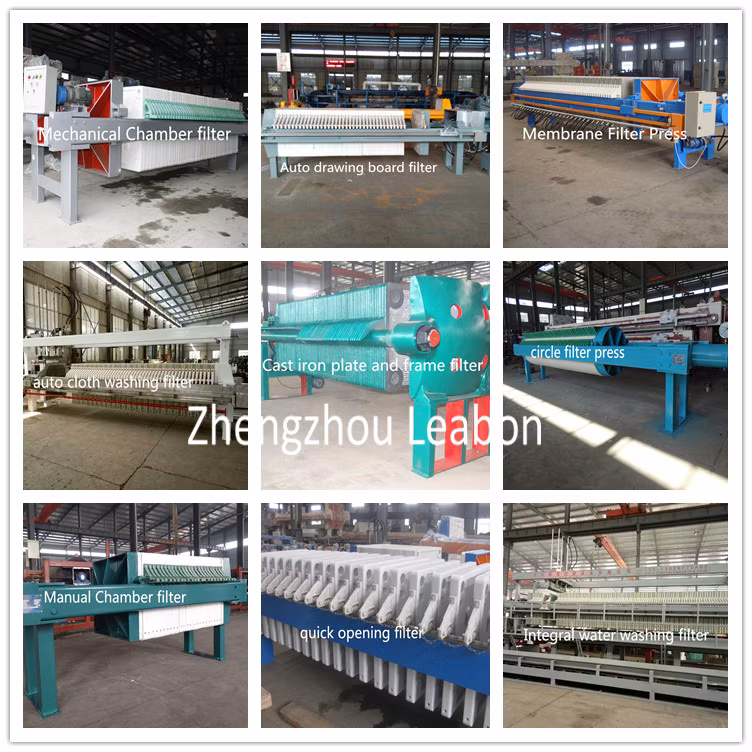 Leabon Dzu Series Rubber Vacuum Belt Filter Press for Sale