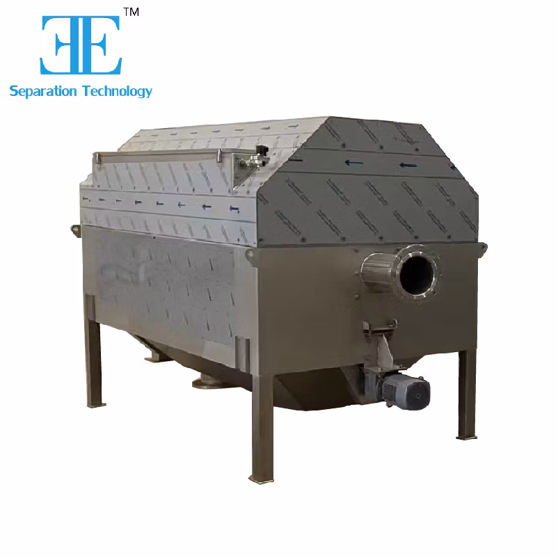Ecopro Rotary Drum Screen Internal Bar Sieve for Chemical Wastewater Treatment