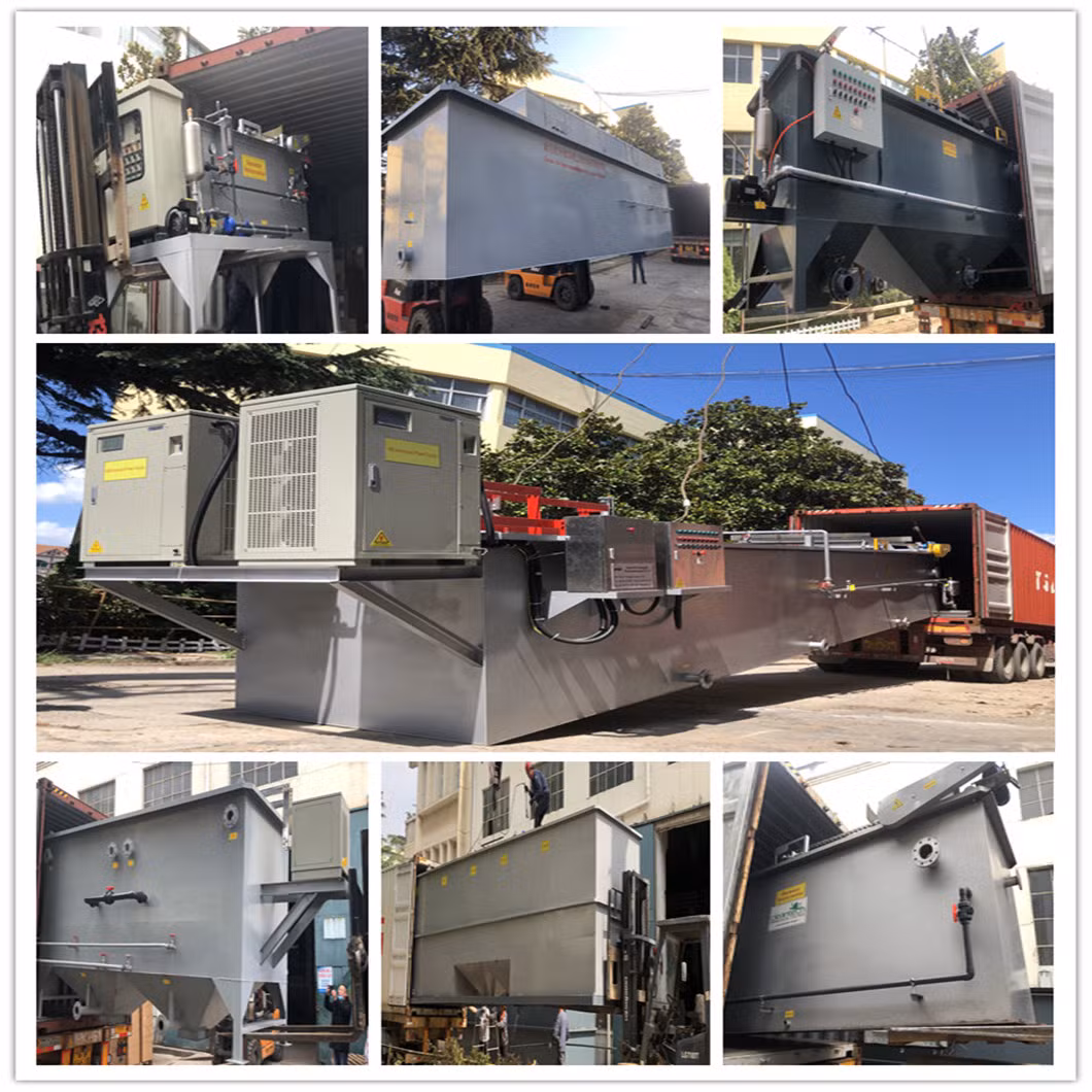 Daf Dissolved Air Flotation Equipment Thickener System Supplier Container Type Dissolved Air Flotation Water Treatment Machine