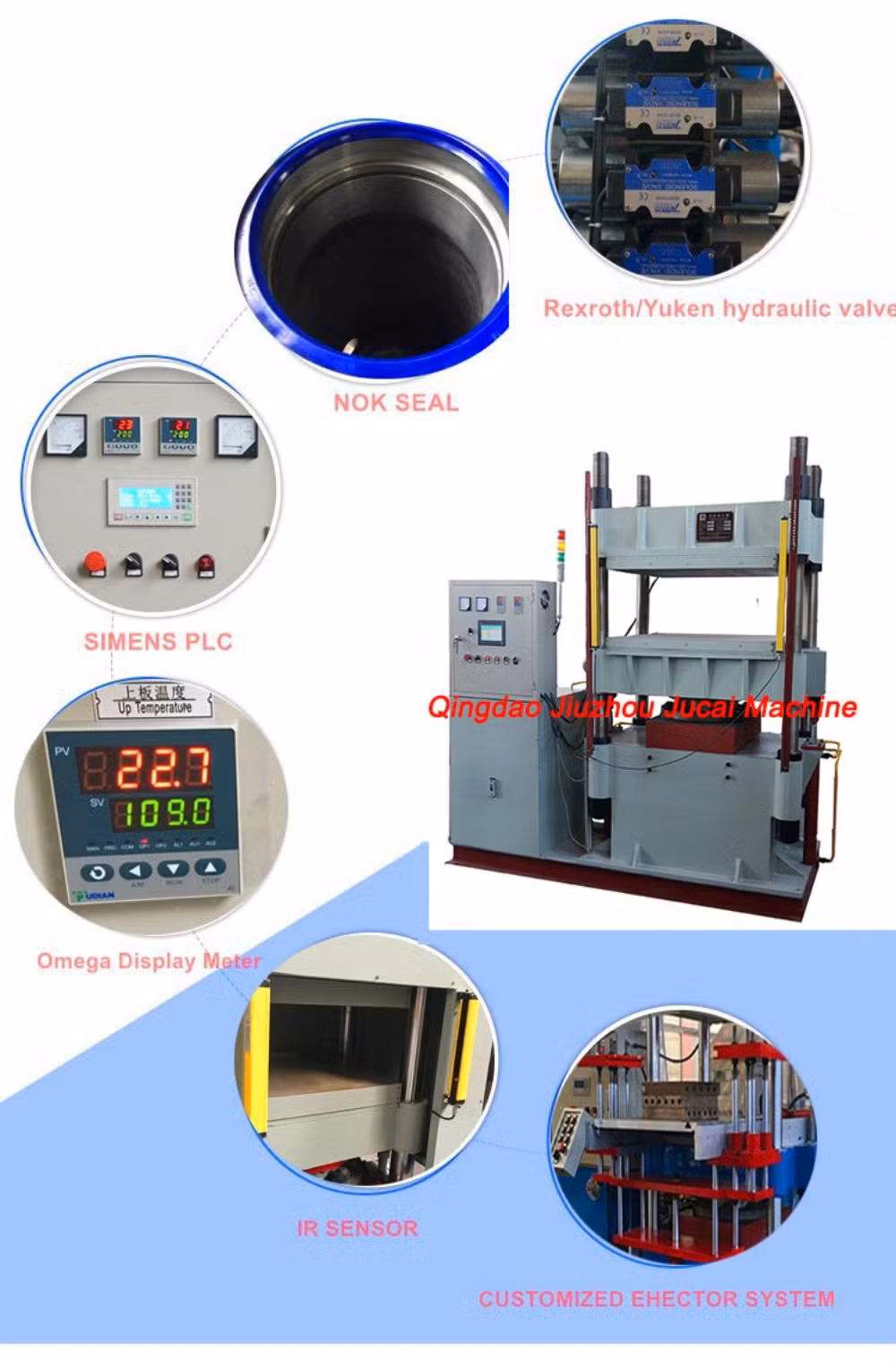 Automatic Rubber Ring Press/ Rubber Seal Vulcanizing Press Machine/Hydraulic Rubber Belt Vulcanization Machine