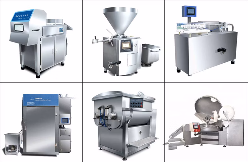Automatic Vacuum Canned Minced Meat Chopping Dosing Mixer Mixing Meat Bowl Cutter Machine Stainless Steel