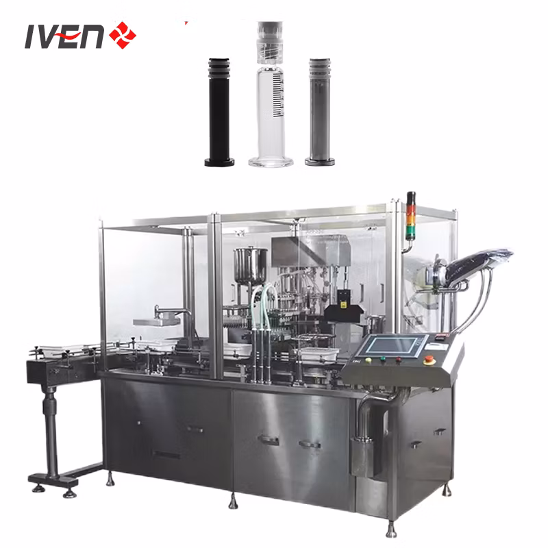 Automatic Prefill Syringe Pre-Fill System Vacuum Filling with Stoppering Machine/ Animal Syringe Dosing Equipment