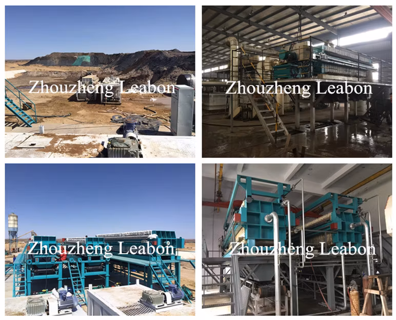 High Treatment Capacity Belt Type Filter Press for Sludge Dewatering