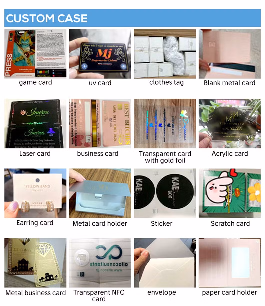 Full Black PVC Review Plate NFC 216 Custom Contactless NFC Card