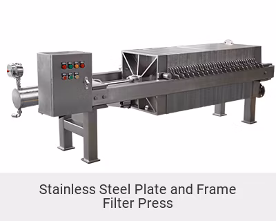 Membran Filter Press with PP Coated Beam and Stainless Steel Drip Tray and Water Channel Chamber Filter Press Plate and Frame Filter Press