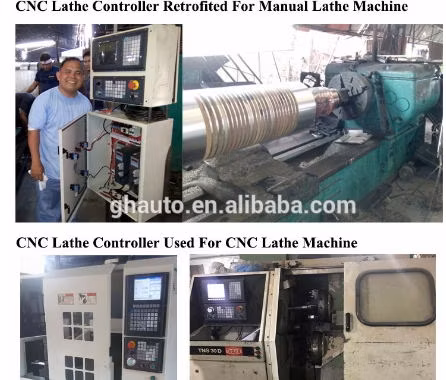 PC Embedded CNC Controller for 4 Axis Absolute Ethernet Modbus Type Wood Carving Machine Board with PLC Programming