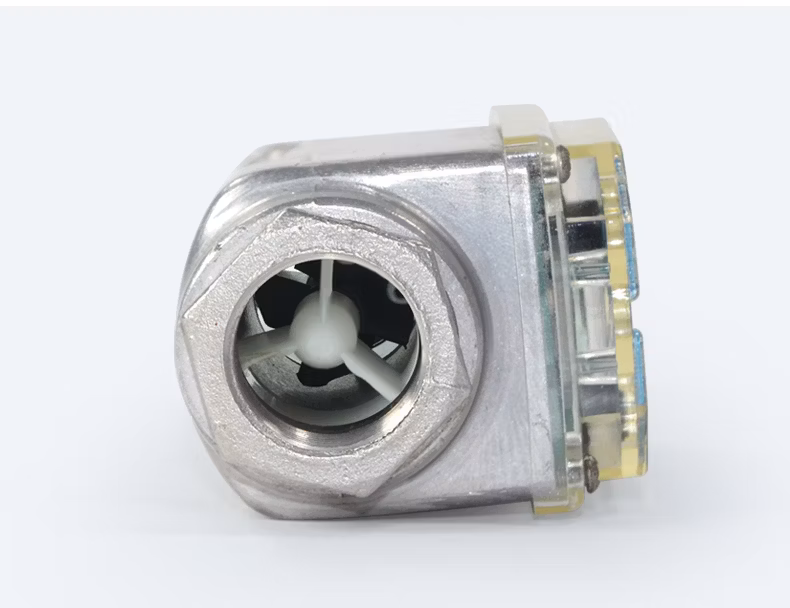 1 Inch Digital LCD Display Turbine Flow Meter Gas Oil Fuel Pump Diesel Fuel Flow Meter for Measure Diesel, Kerosene, Gasoline