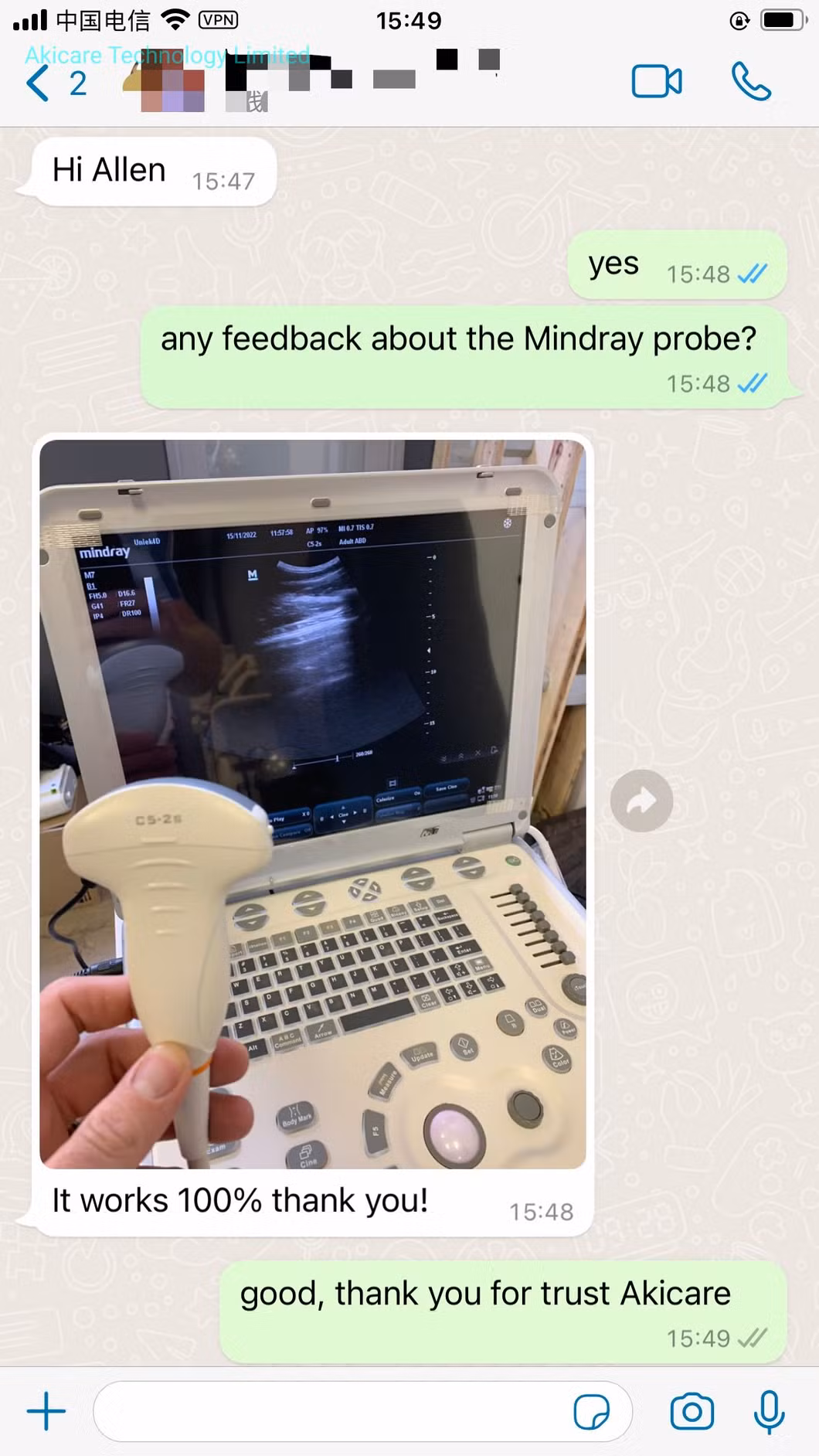 Sonoscape L745 New Linear Array Sensor Ultrasonido Ultrasound Probe Ultrasonic Transducer for A6