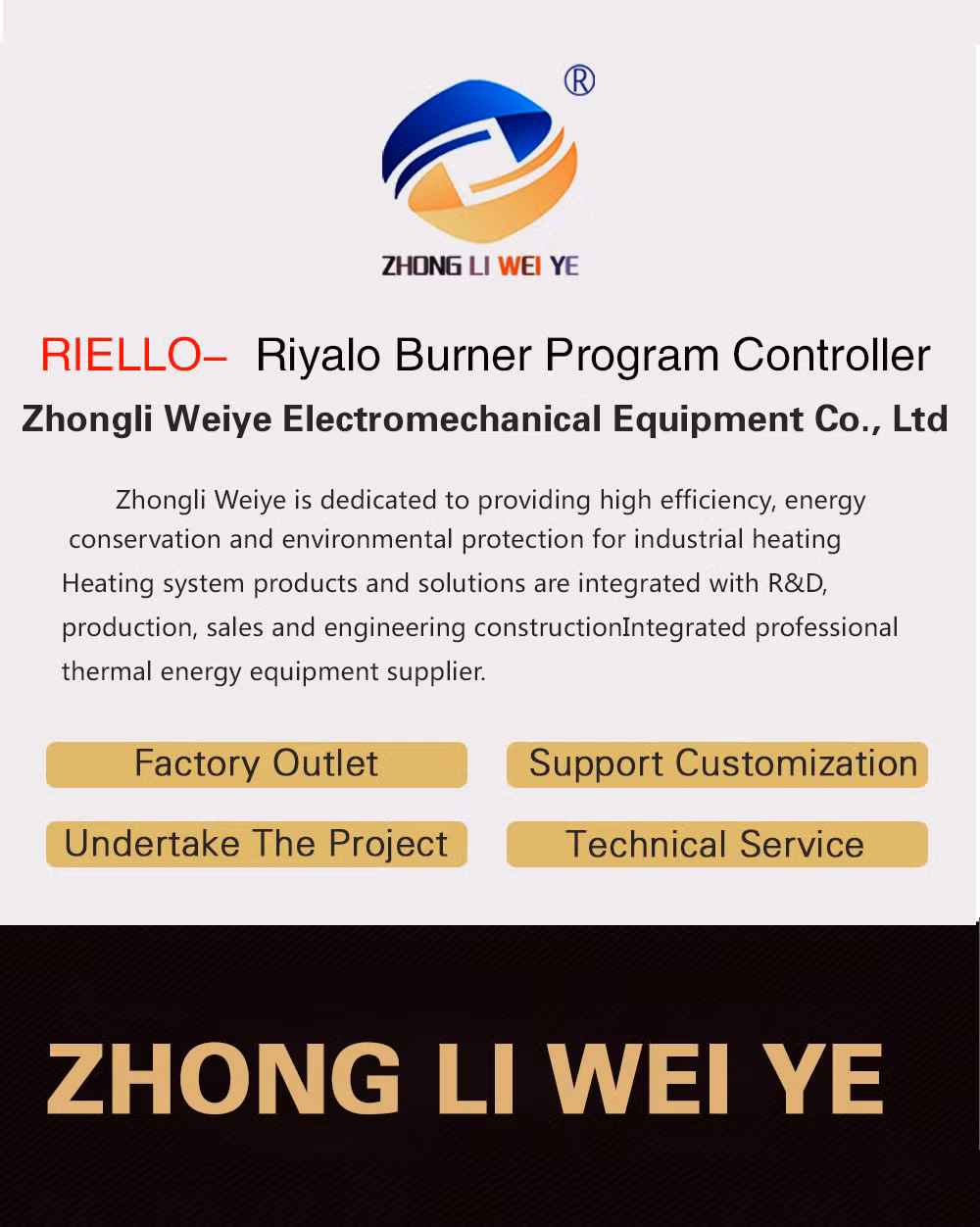 Riello Gas Controller Rmo88.53c2 Fuel Program Controller Full Series of Burner Accessories Directly Supplied by Chinese Factories