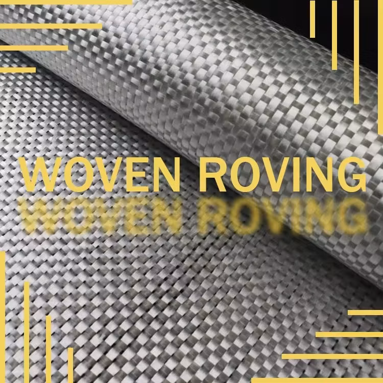 Factory-Sourced E-Glass Woven Roving 150g~1200g Fiberglass Cloth Roll Fiberglass Source Custom Cutting Service