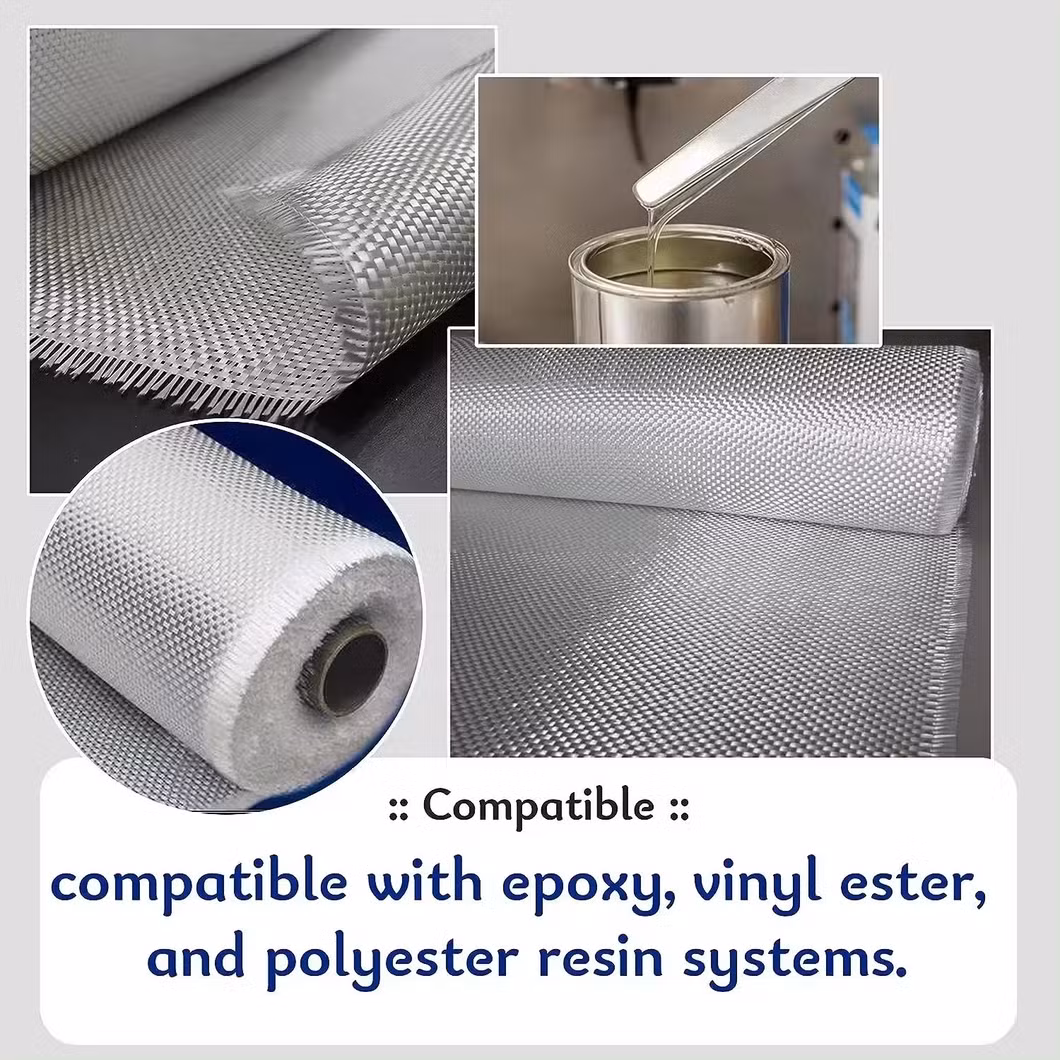 Factory-Sourced E-Glass Woven Roving 150g~1200g Fiberglass Cloth Roll Fiberglass Source Custom Cutting Service